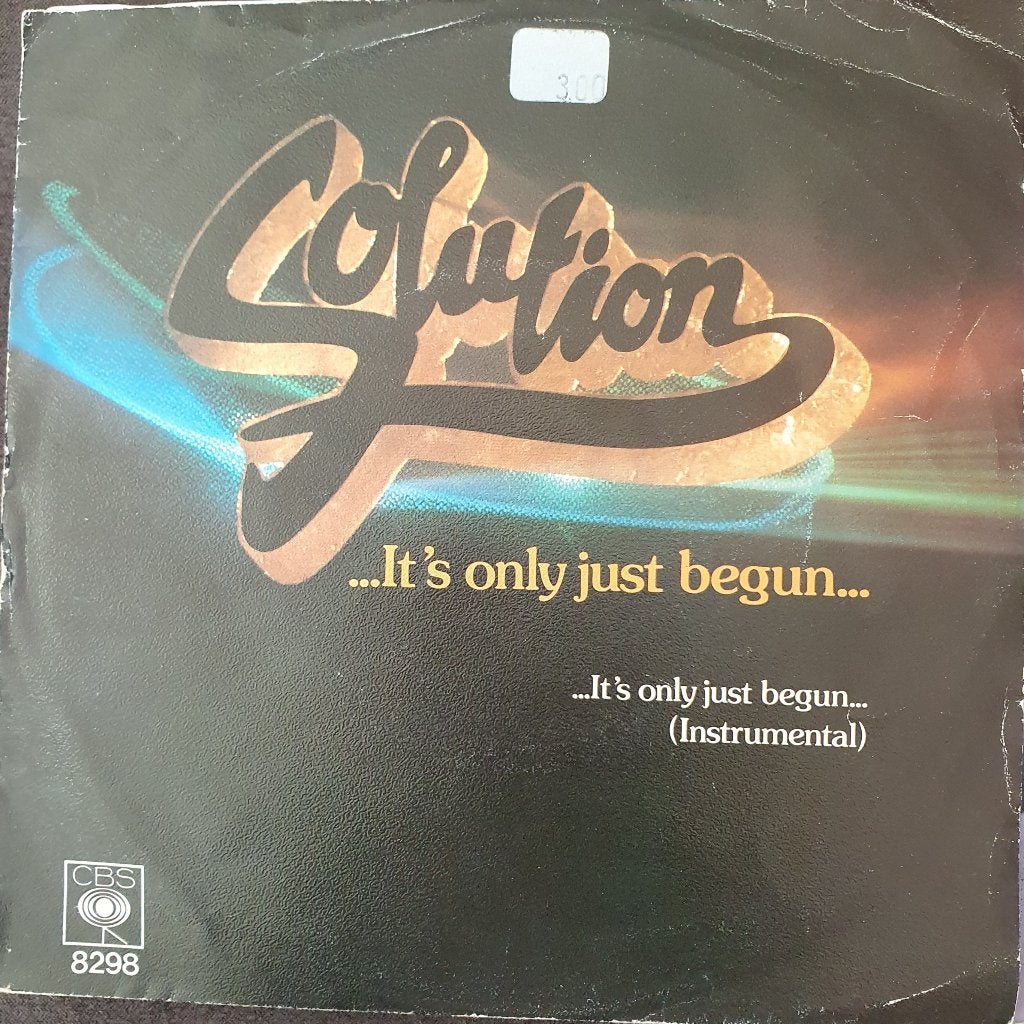 Solution - It's Only Just Begun, Gebruikt, 7 inch, Pop, Fotohoes