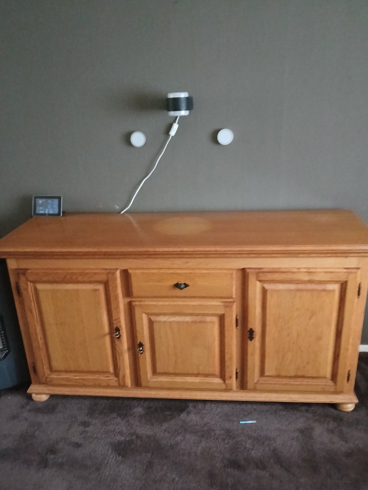 dressoir licht eiken, Ophalen, Gebruikt, 50 tot 75 cm, 150 tot 200 cm