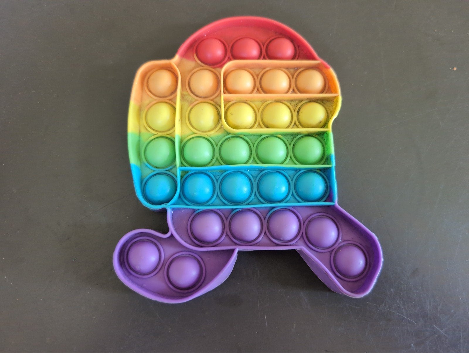 Anti stress speelgoed, Among us pop-up fidget toy, Ophalen of Verzenden, Zo goed als nieuw, Jongen of Meisje