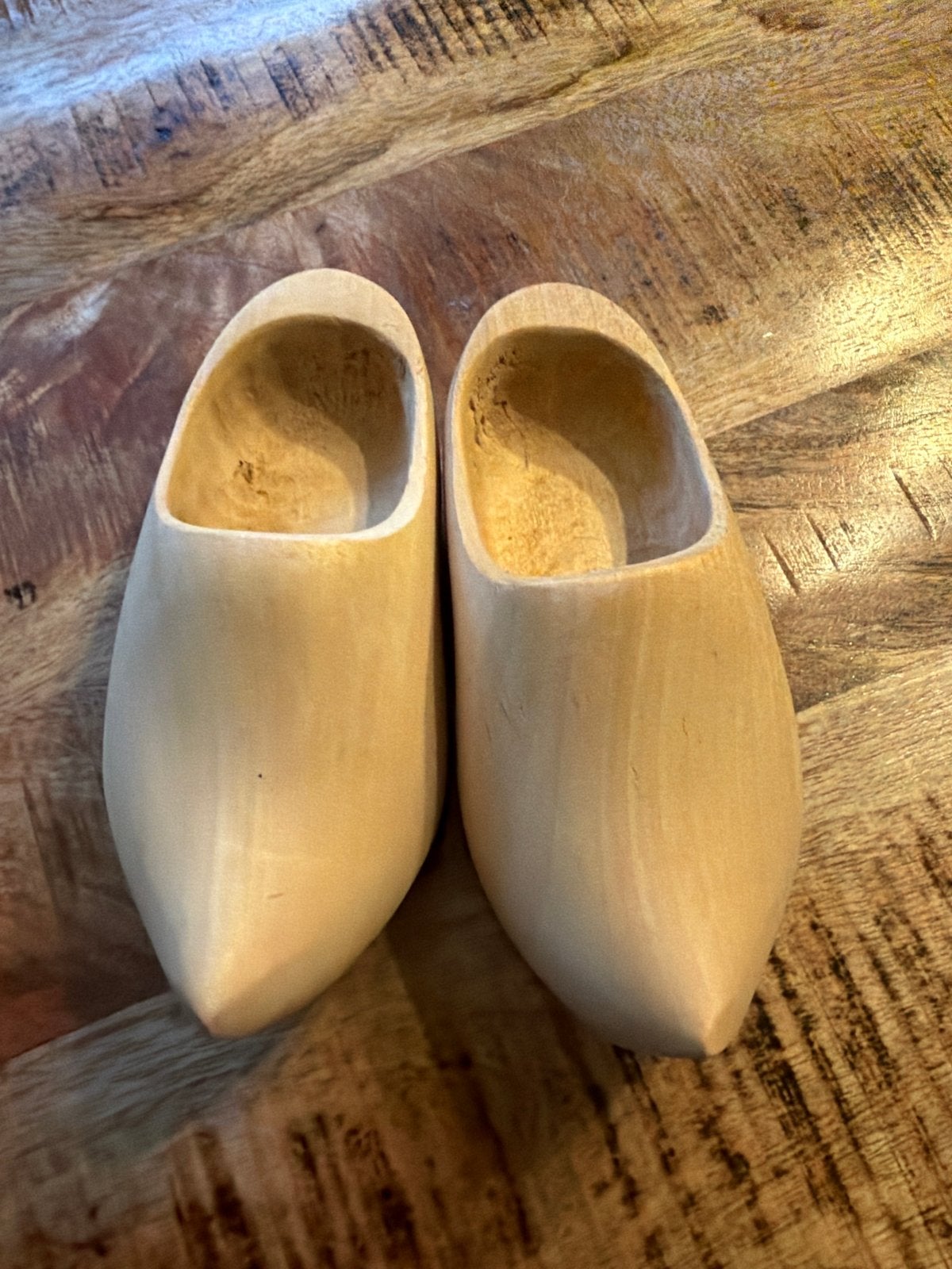 Houten Klompen - Decoratief of om te beschilderen, Antiek en Kunst, Ophalen of Verzenden