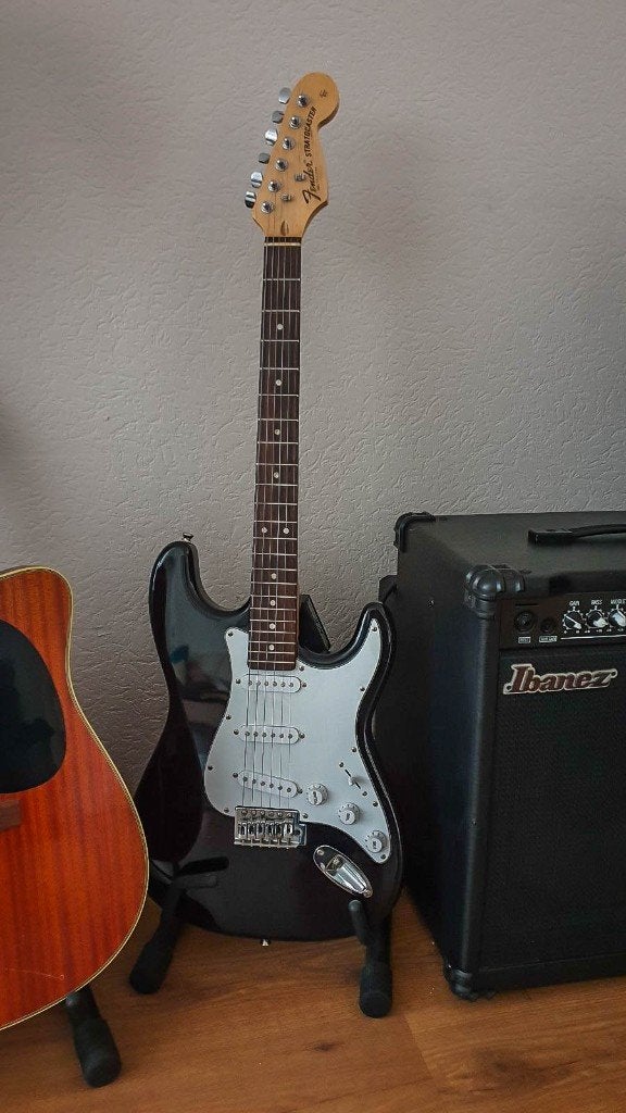 Richwood Stratocaster elektrische gitaar, Muziek en Instrumenten, Ophalen, Zo goed als nieuw, Solid body, Overige merken