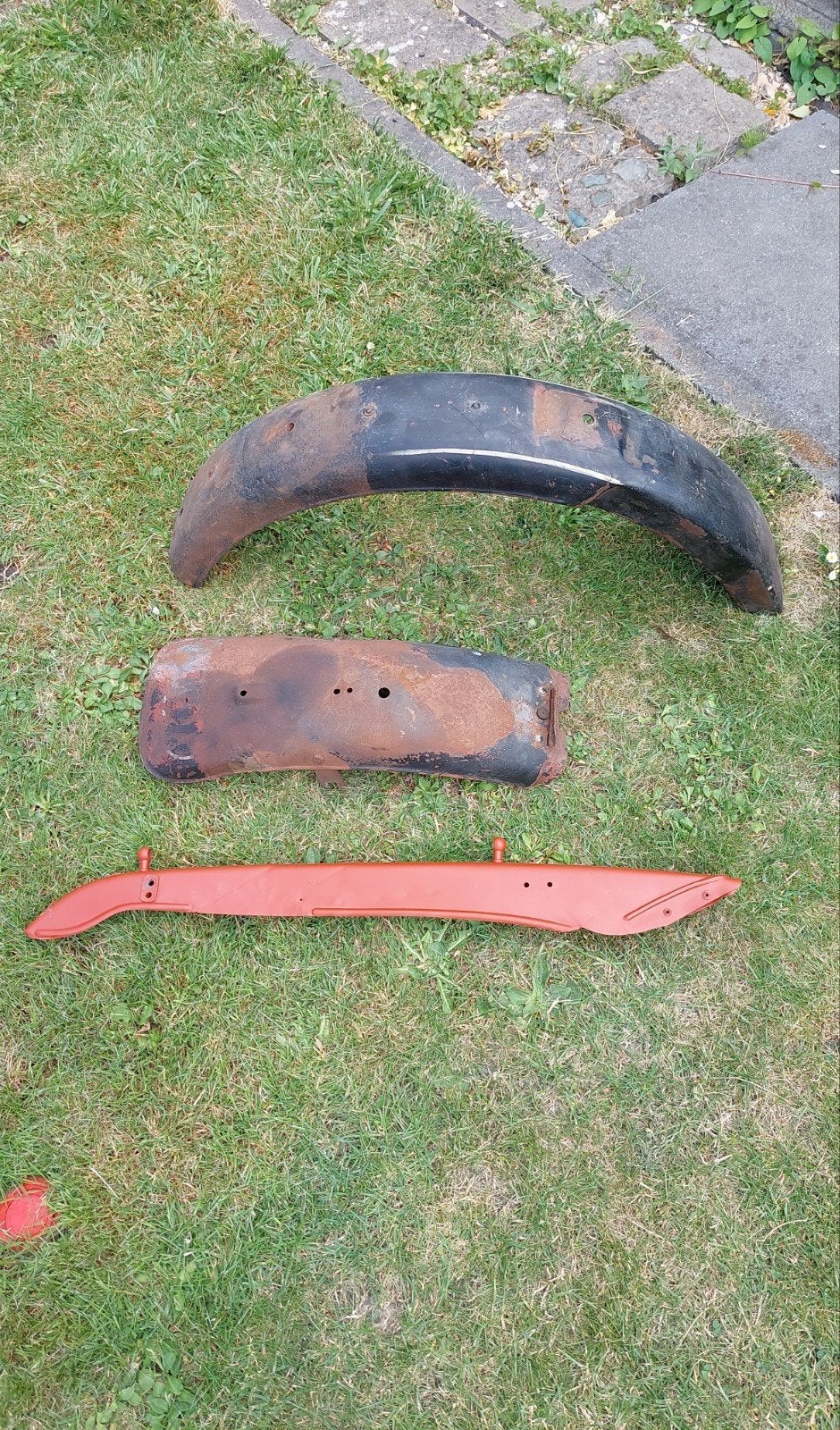 DKW NZ 250 350 Spatbord en Kettingkast Onderdelen, Motoren, Ophalen of Verzenden