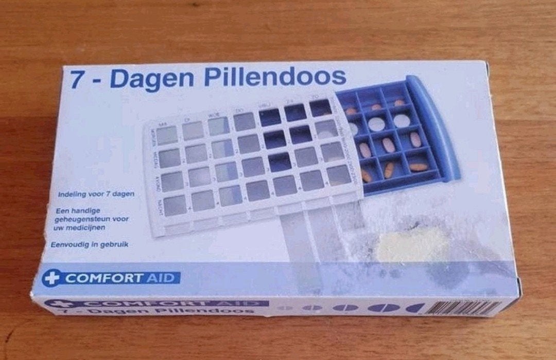 Comfort aid 7 dagen pillendoos, Diversen, Ophalen of Verzenden, Nieuw