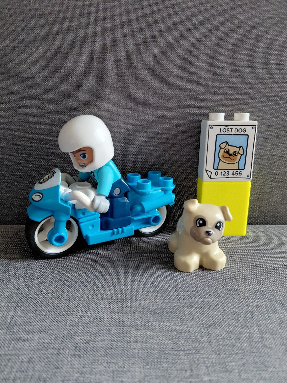 Duplo politiemotor, Inclusief instructies, Overige thema's, Ophalen of Verzenden, Zo goed als nieuw
