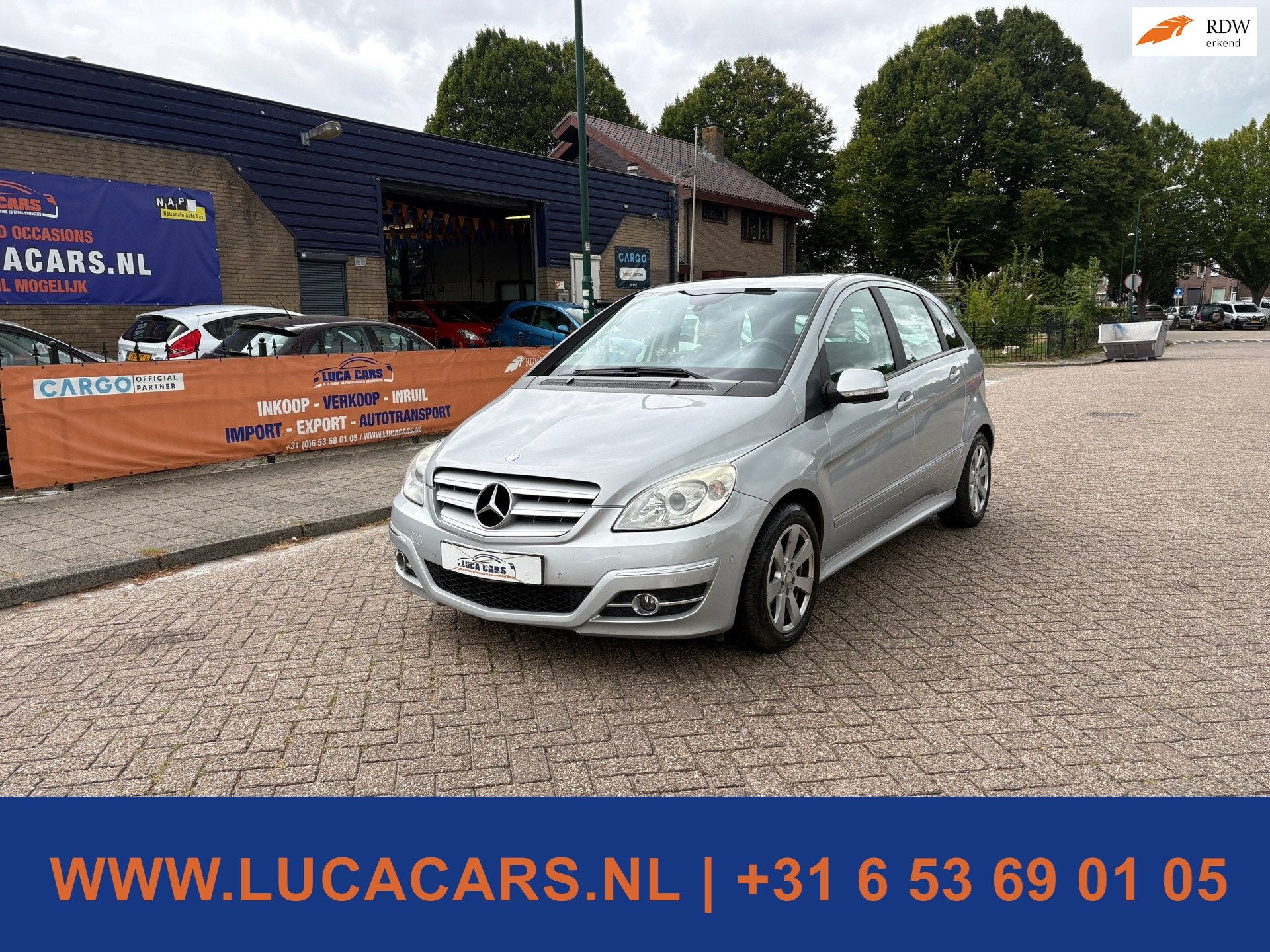 Mercedes-Benz B-klasse 200 Aut Cruise Trekhaak 2X SLEUTEL +, Auto's, Mercedes-Benz, 136 pk, Gebruikt, 4 cilinders, 1290 kg