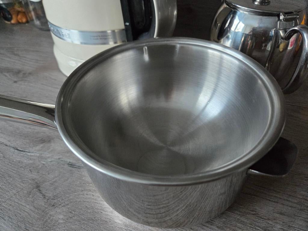 Frabosk * Au bain marie pan, Huis en Inrichting, Inductieplaat, Overige typen, Ophalen of Verzenden, Zo goed als nieuw