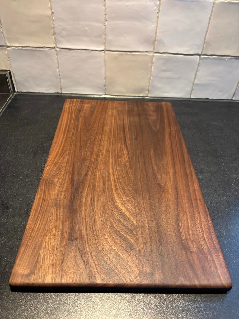 Snijplank massief noten hout gloednieuw, Ophalen of Verzenden, Nieuw