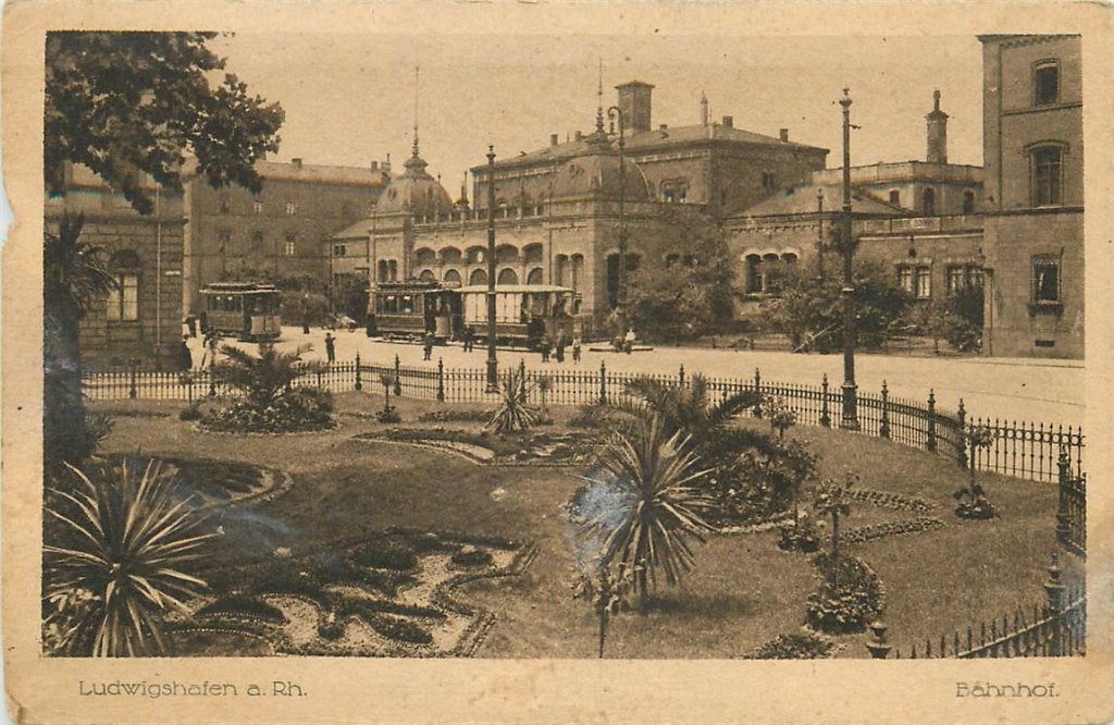 701-310-023 Ludwigshafen Bahnhof, Verzenden, Voor 1920, Duitsland