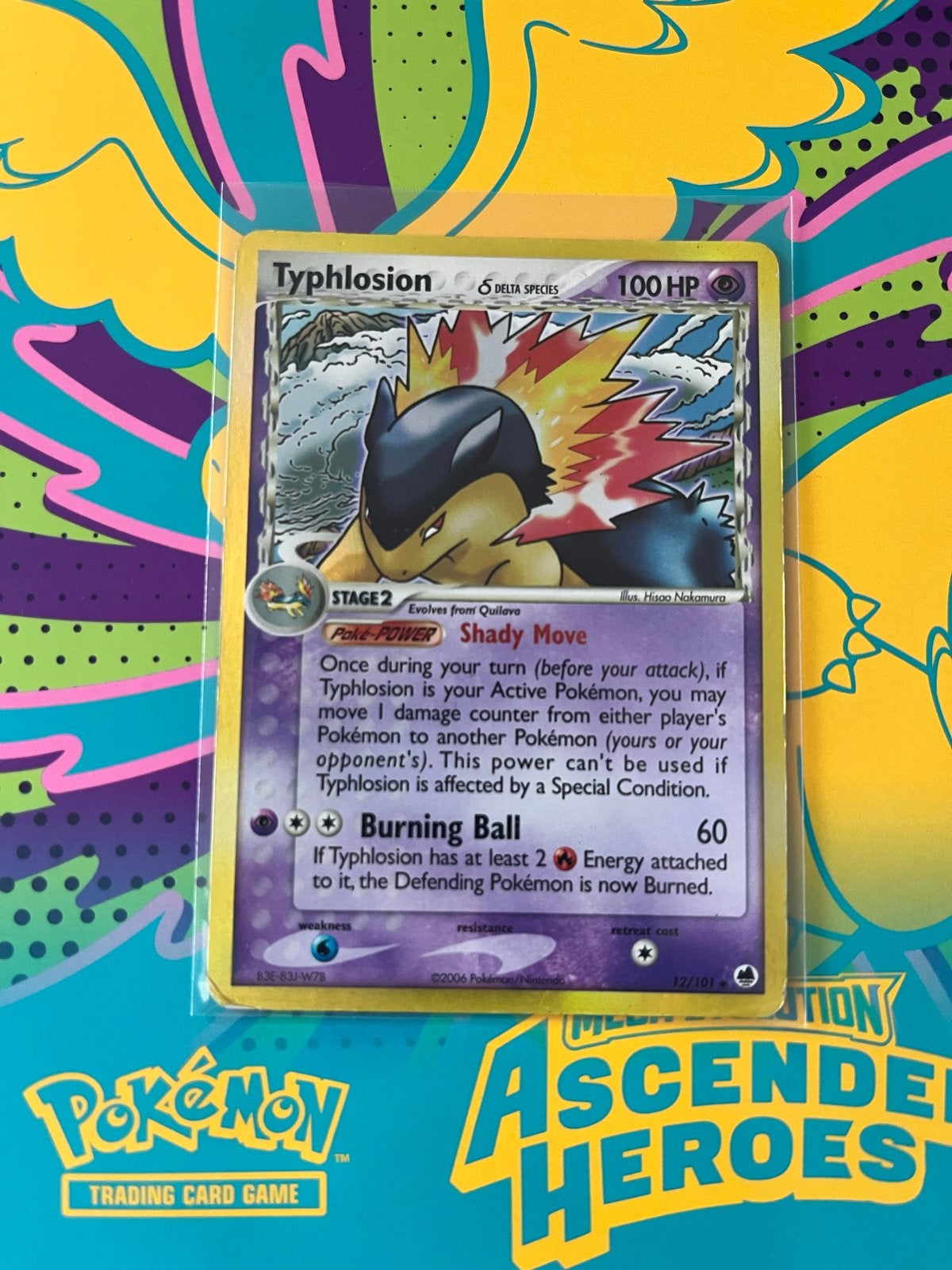 Typhlosion - Delta Species 17/101, Verzenden, Zo goed als nieuw, Losse kaart