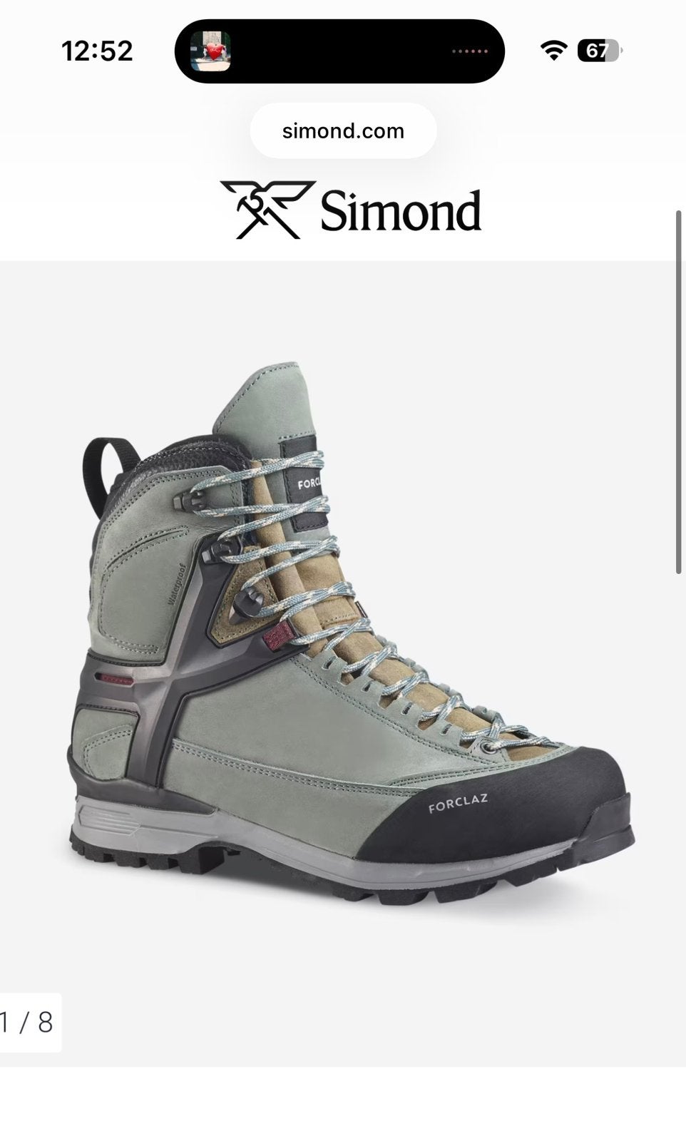 Wandelschoenen dames Forclaz/Simond (waterdicht), Ophalen of Verzenden, Zo goed als nieuw, Schoenen