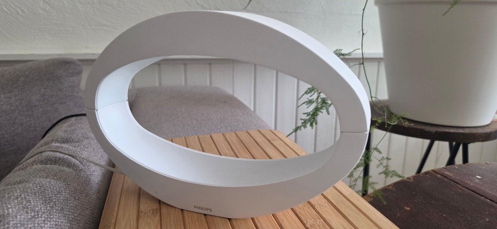 Philips myLiving Nistet Led-tafellamp, Kunststof, Wit, Ophalen of Verzenden, Philips
