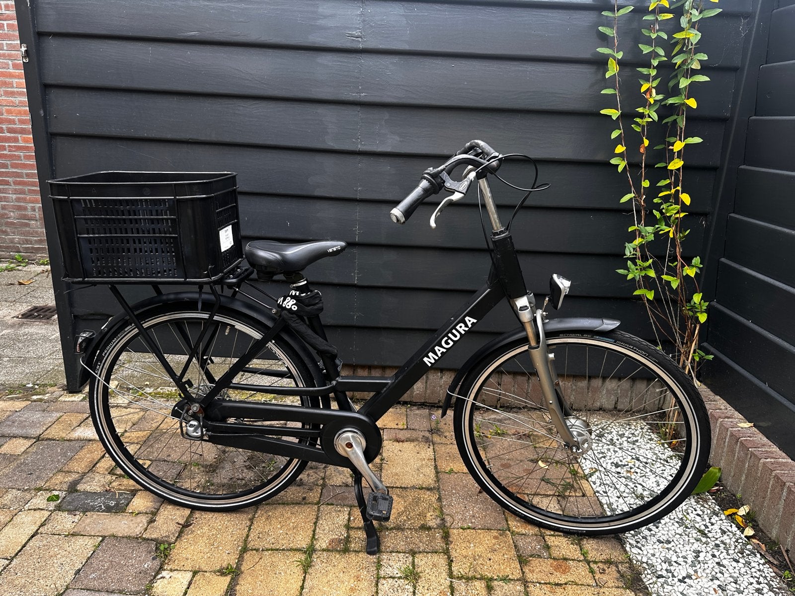 Magura Damesfiets met mand - Zo goed als nieuw, (Extra) lage instap, Velgrem, Zo goed als nieuw, 50 tot 53 cm