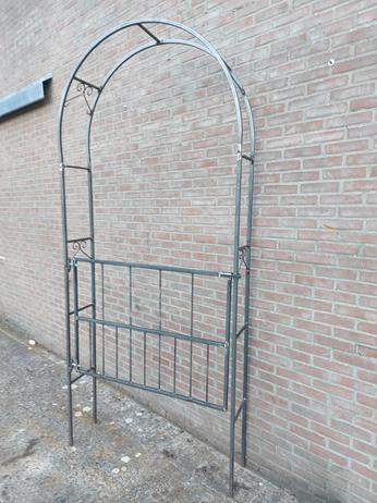 Rozenboog Nieuw stevige rozenbogen met looppoortje, Tuin en Terras, Tuinhekken en Hekwerk, Nieuw, Tuinhek, IJzer, Met poort, Ophalen of Verzenden