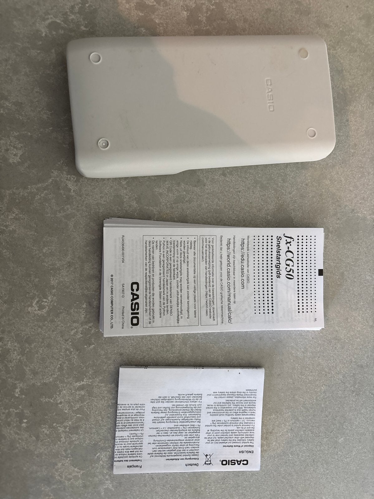 Casio fx-CG50, Ophalen of Verzenden, Gebruikt