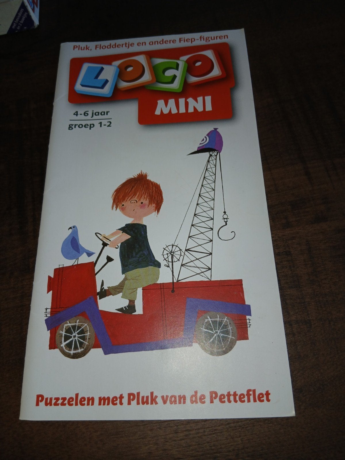 Logo Mini Puzzelen met Pluk en Floddertje, Ophalen, Minder dan 10 stukjes, Zo goed als nieuw, 4 tot 6 jaar