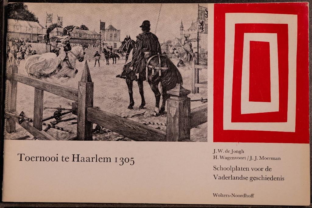 Schoolplaat boekje – Toernooi te Haarlem    , Ophalen of Verzenden, Geschiedenis