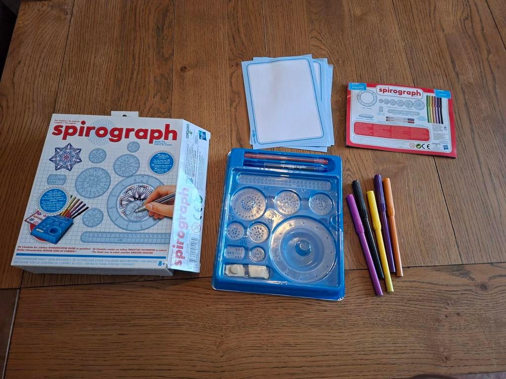 Spirograph tekenset, Ophalen of Verzenden, Potlood of Stift