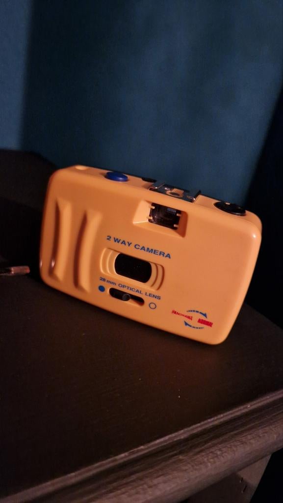 Vintage 2-way analoge fotocamera Rabobank, Audio, Tv en Foto, Fotocamera's Analoog, Ophalen of Verzenden