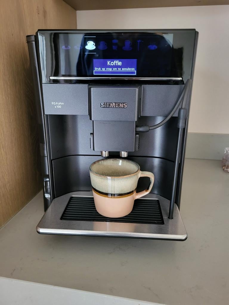 Siemens EQ.6 plus s100 koffiezetapparaat, Witgoed en Apparatuur, Koffiezetapparaten, Ophalen, Gebruikt, Combi, 2 tot 4 kopjes