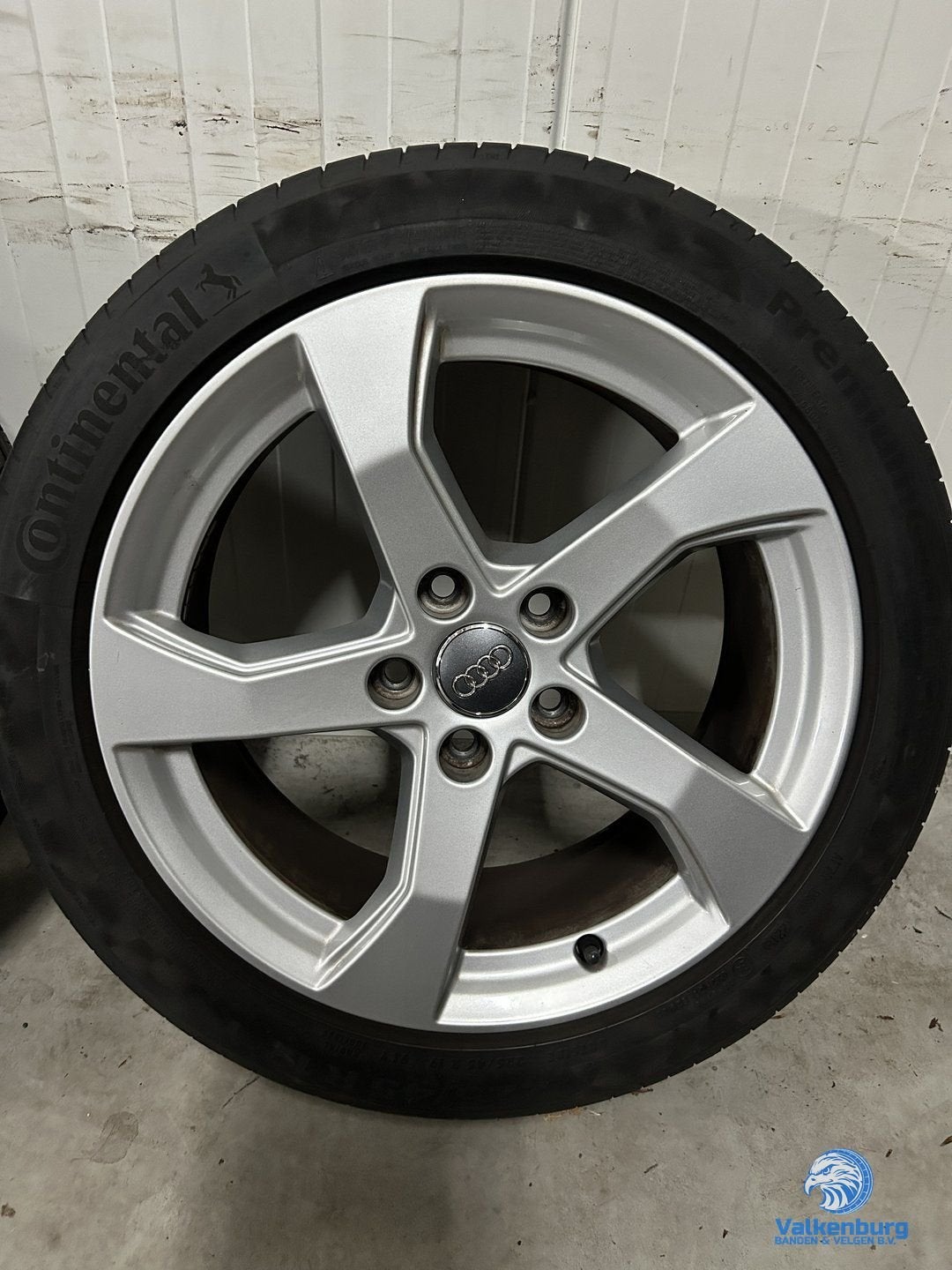 6-7mm! Originele Audi A3 S3 8V 17 inch velgen 5x112 zomerban, Gebruikt, -, -, Banden en Velgen