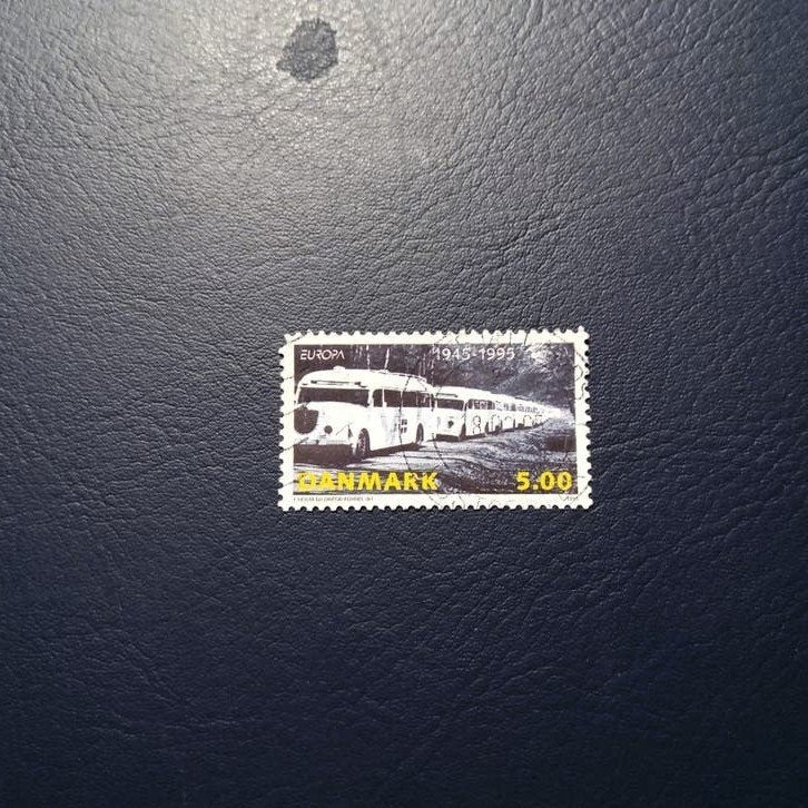 Denemarken postzegel Europa 1945-1995 5.00, Postzegels en Munten, Ophalen of Verzenden