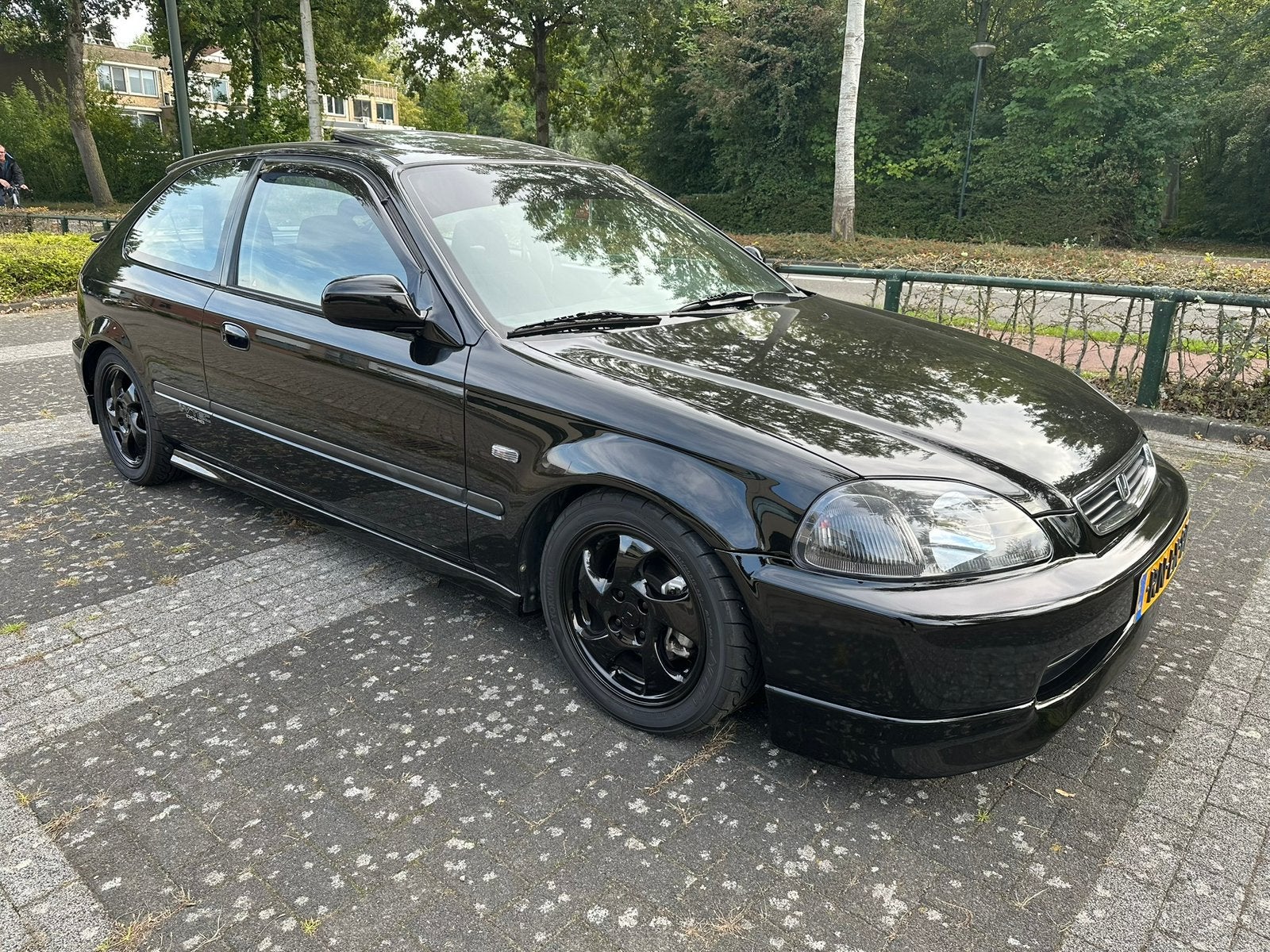 Honda Civic 1.6 I VTI 1997 Zwart EK4, Voorwielaandrijving, 4 cilinders, 160 pk, Zwart