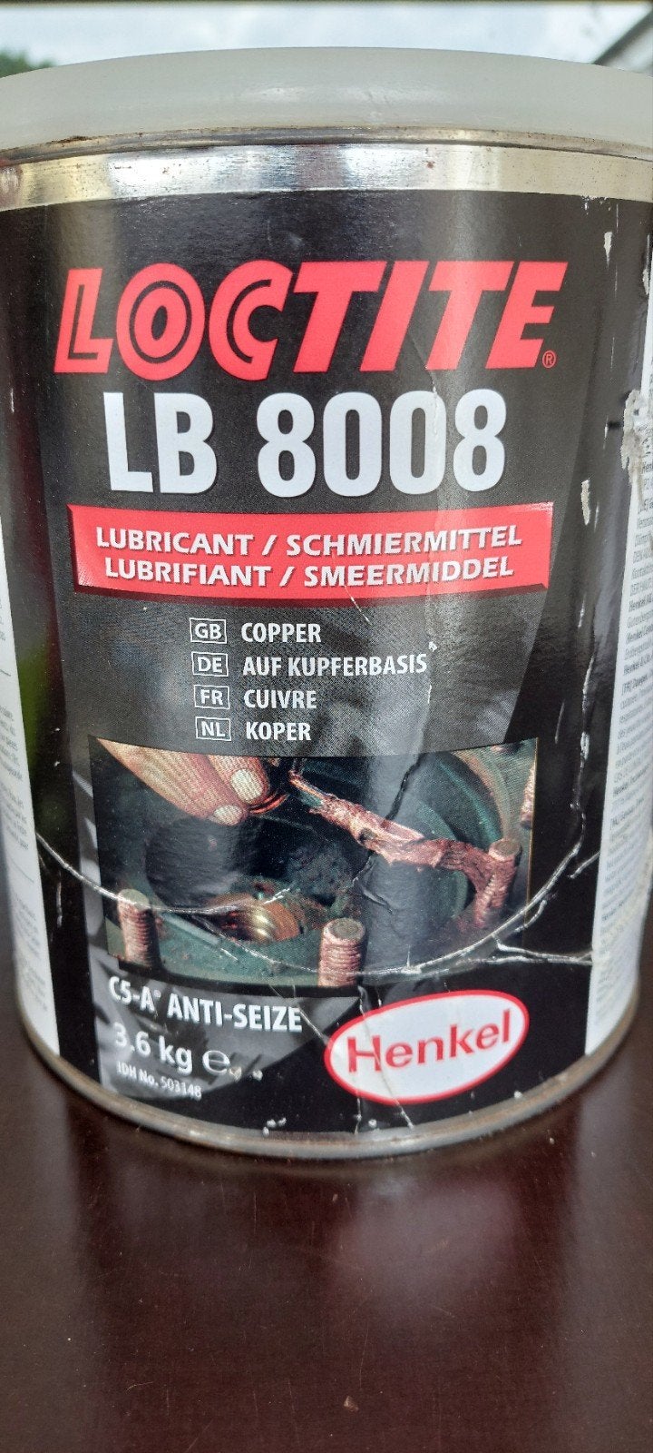 Loctite LB 8008 Koper Anti-Seize Smeermiddel 3.6 kg, Ophalen, Nieuw, Universele onderdelen