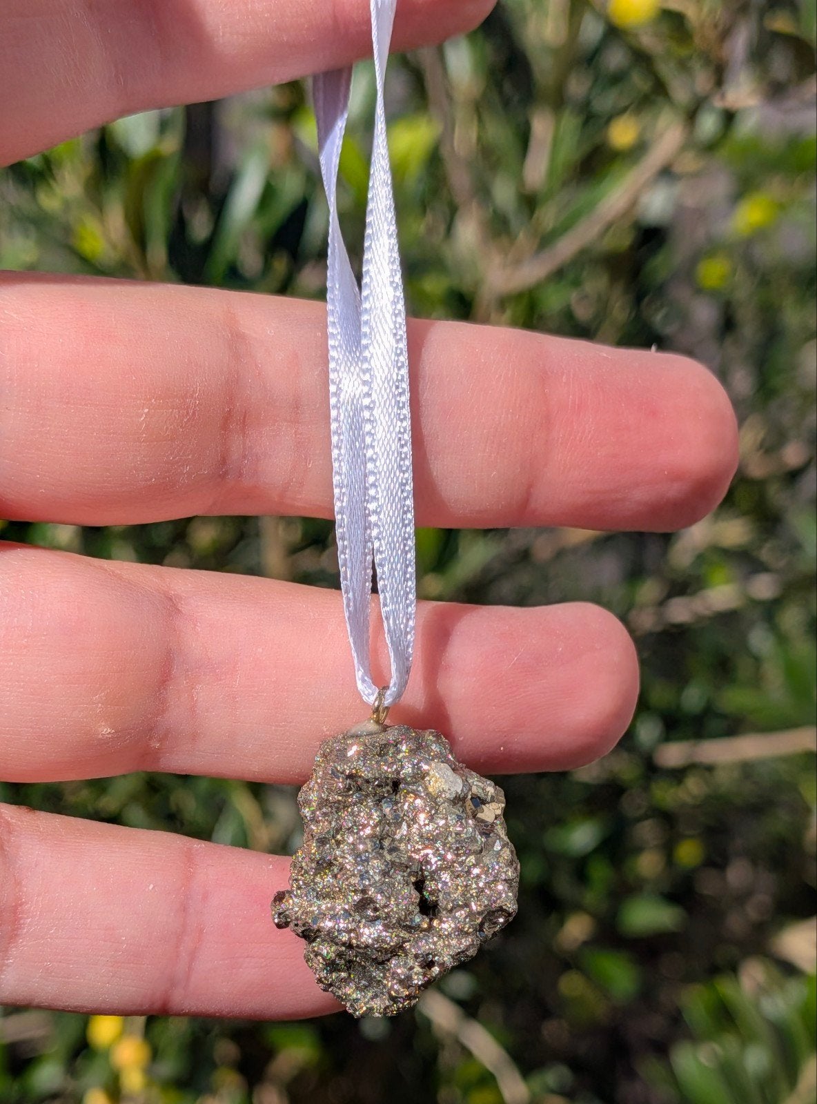 Pyriet hanger, Ophalen of Verzenden, Mineraal