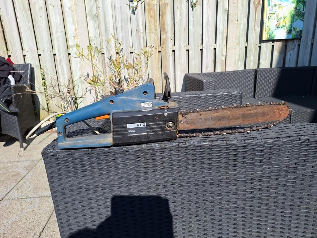AEG KS 35 elektrische kettingzaag, Ophalen