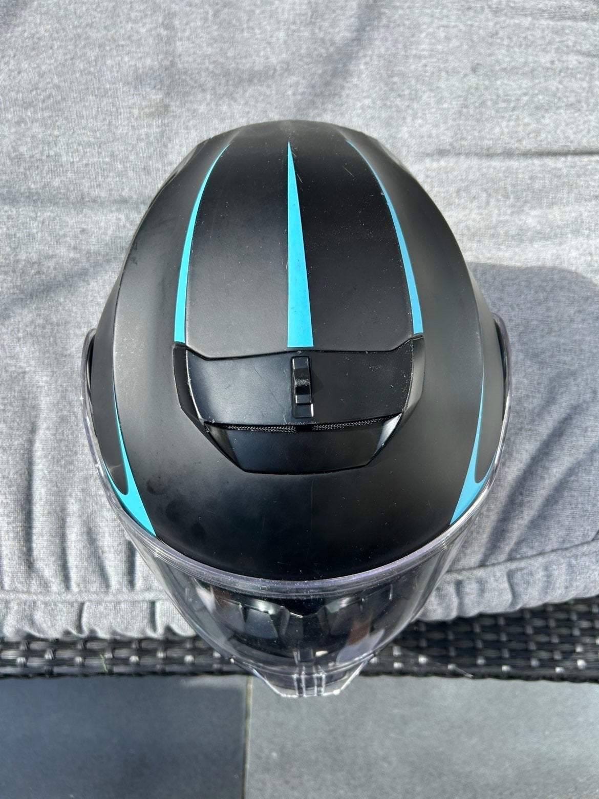 Vinz motorhelm maat S (55-56) met gebruikssporen, Motoren, Ophalen of Verzenden, Tweedehands, Heren, Overige typen