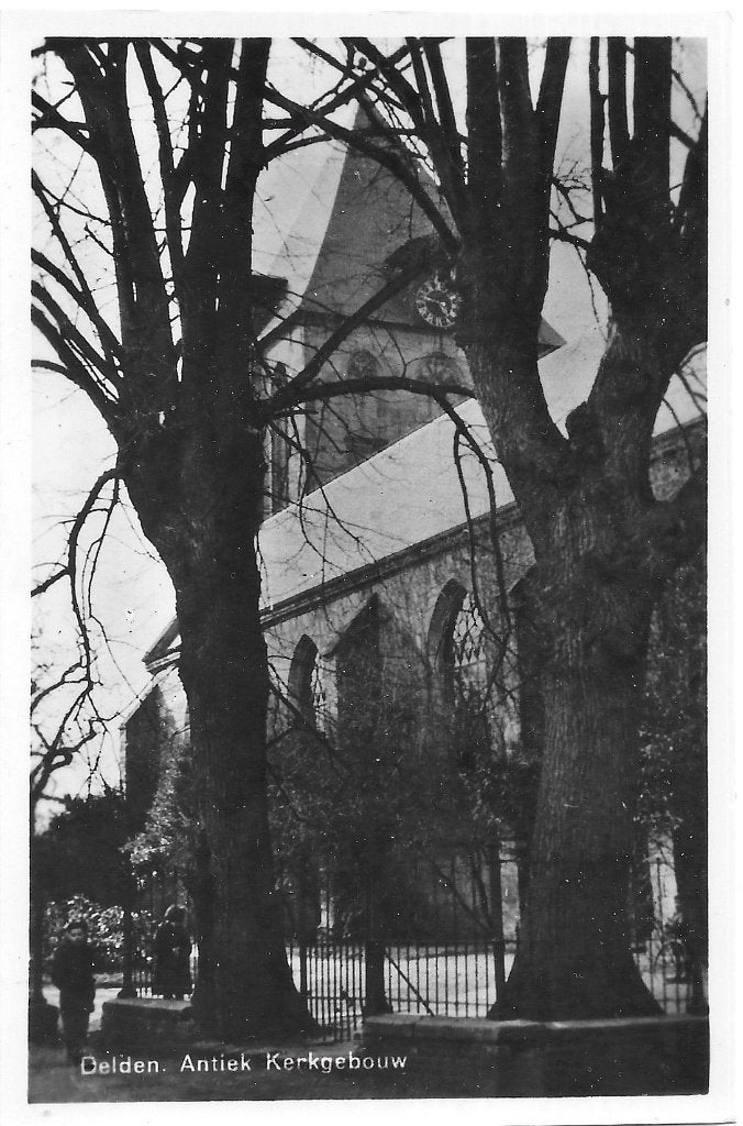 AK Delden - Antiek Kerkgebouw, Verzenden, 1940 tot 1960, Ongelopen, Overijssel