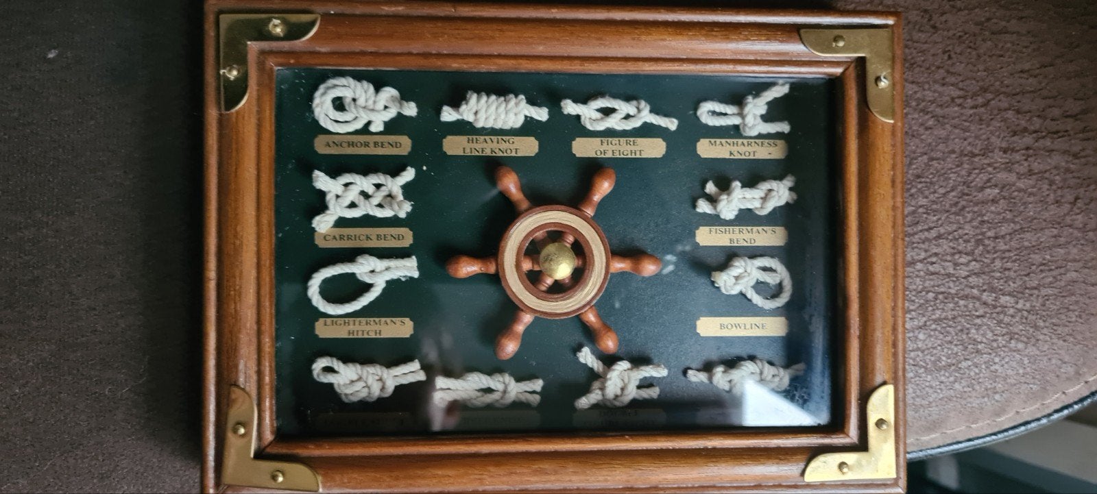 Zeevaarts knoppen in lijstje, Antiek en Kunst, Ophalen of Verzenden