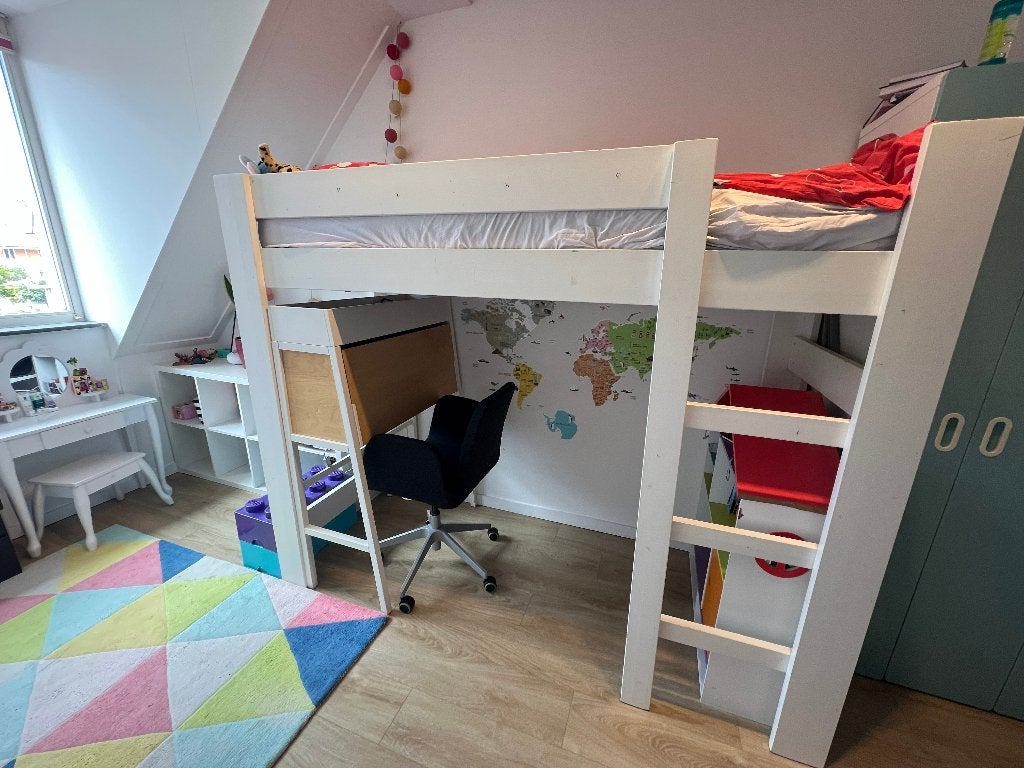 Bunk Bed 90x200 met led lights, Ophalen, Gebruikt, 90 cm, Eenpersoons