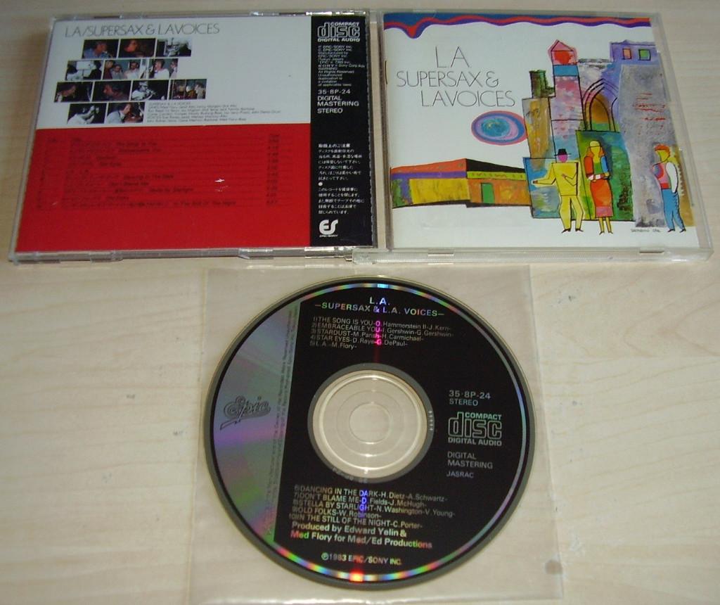 L.A. Supersax & L.A. Voices CD 1983 Japan LA, Ophalen of Verzenden, Gebruikt, Jazz