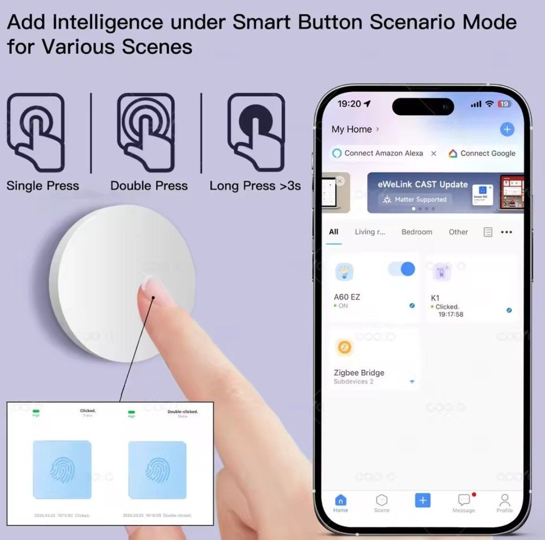 Zigbee Slimme Knop / Smart Switch, Ophalen of Verzenden, Nieuw