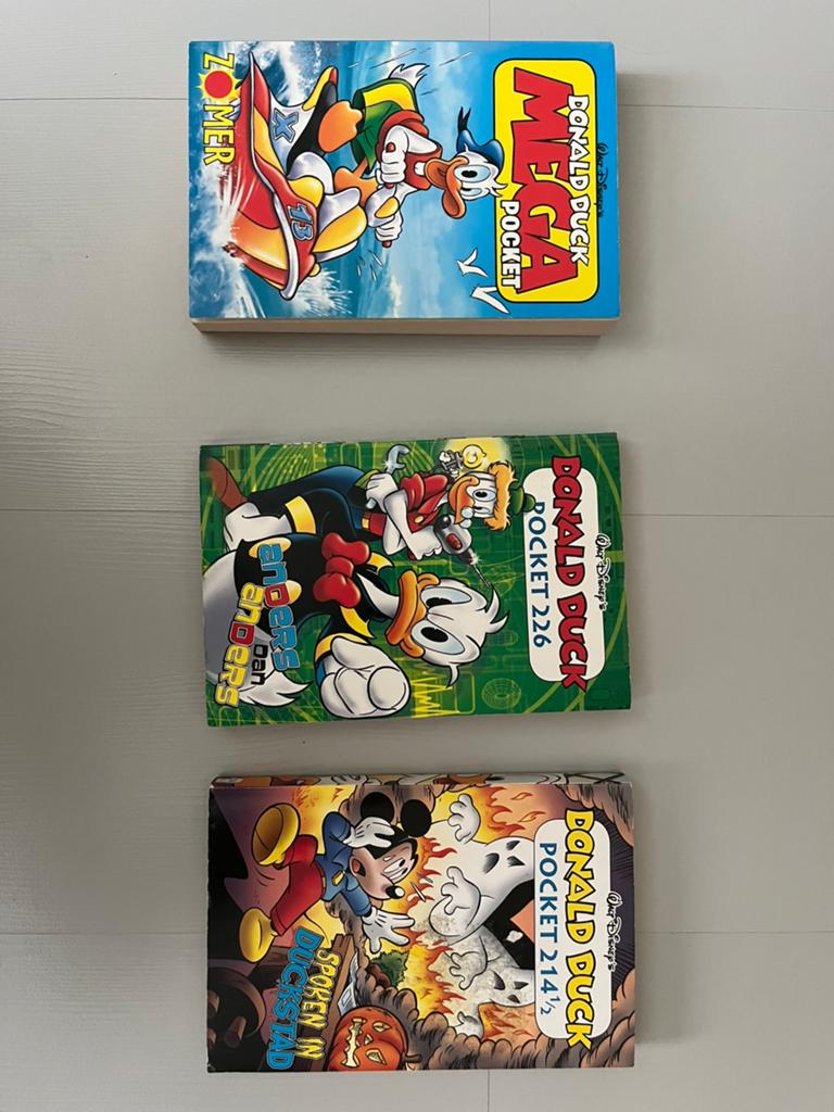 3 Donald Duck pockets, Walt Disney; Marije Jansen; Dimitri Heikamp, Ophalen of Verzenden, Zo goed als nieuw, Meerdere stripboeken