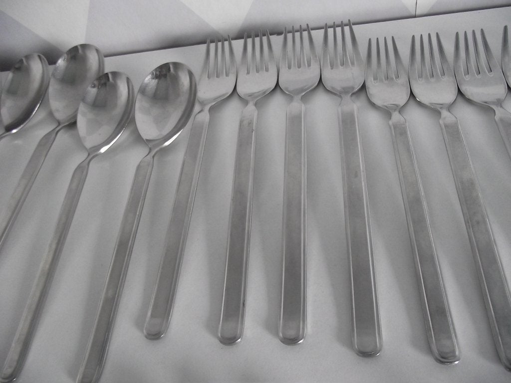 26 Sola bestek Modern select rondfilet V&D bestek 1960 p st, Ophalen of Verzenden