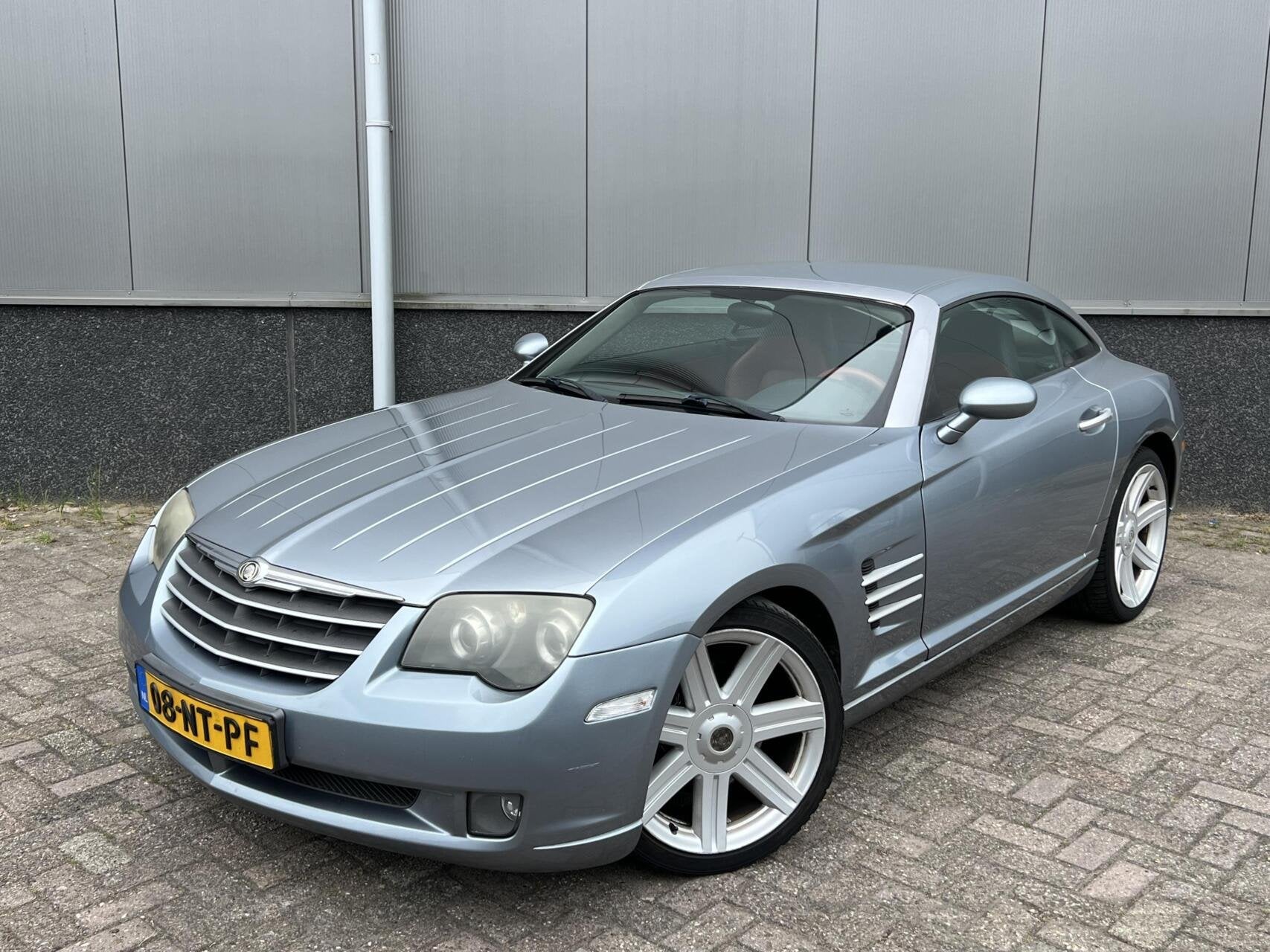 Chrysler Crossfire 3.2 V6 Airco Stoelverwarming Leder NAP, Auto's, Achterwielaandrijving, Gebruikt, 1352 kg, Blauw