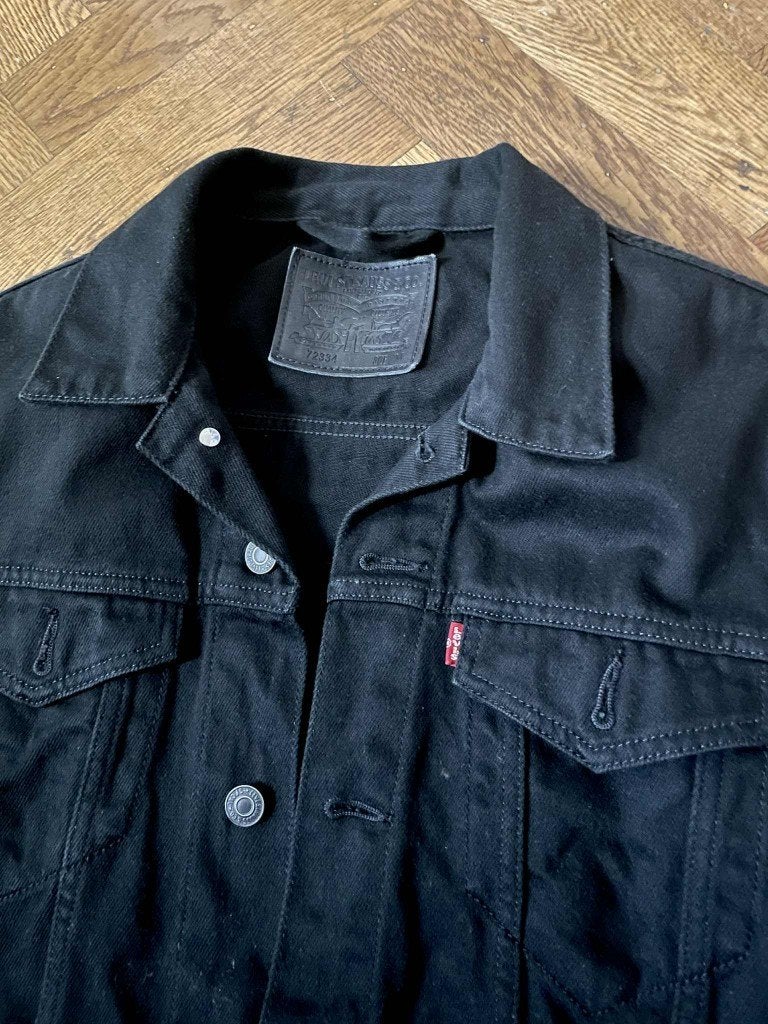 Levi's Type III trucker jacket, Ophalen of Verzenden, Gedragen, Zwart