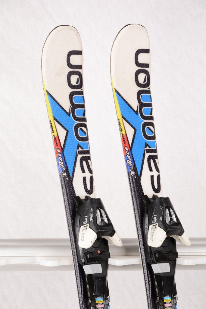 70 90 100 110 kinder ski's SALOMON X-RACE, carve rocker, Sport en Fitness, Gebruikt, Verzenden, 100 tot 140 cm, Salomon