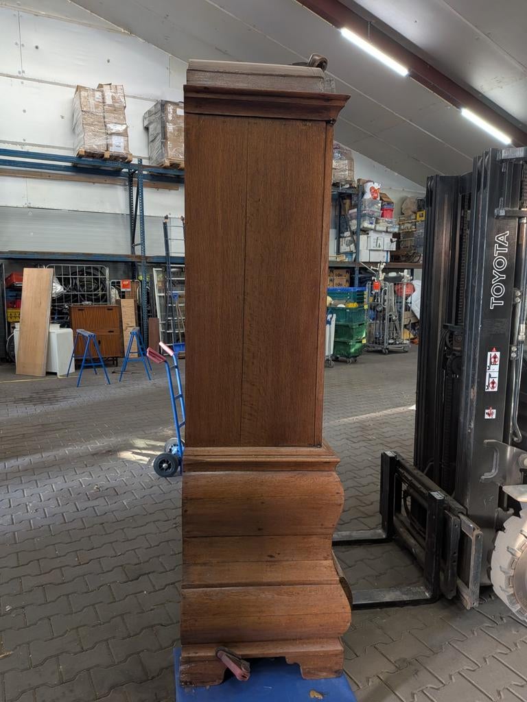 Antieke Massief Eiken Kast ca. 1900 | 2-Deurs | Met Laden |, Ophalen