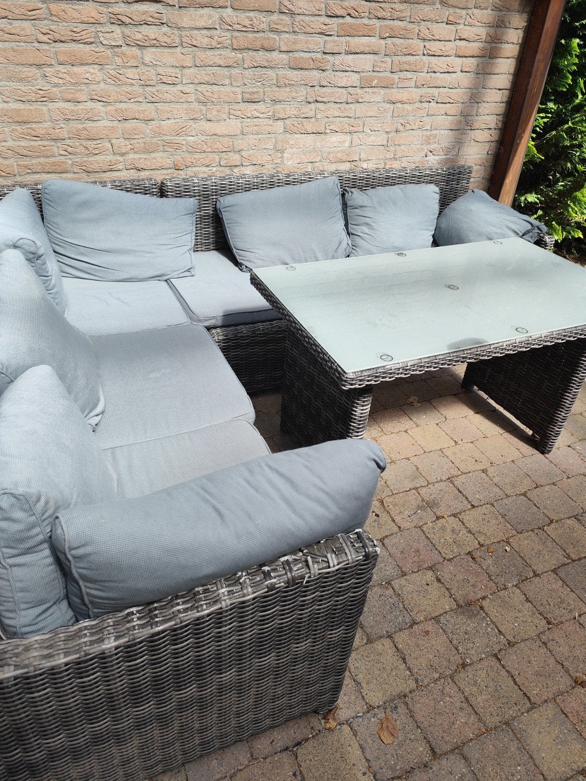 lounge set buiten, Ophalen, Gebruikt, Bank, Tuinset