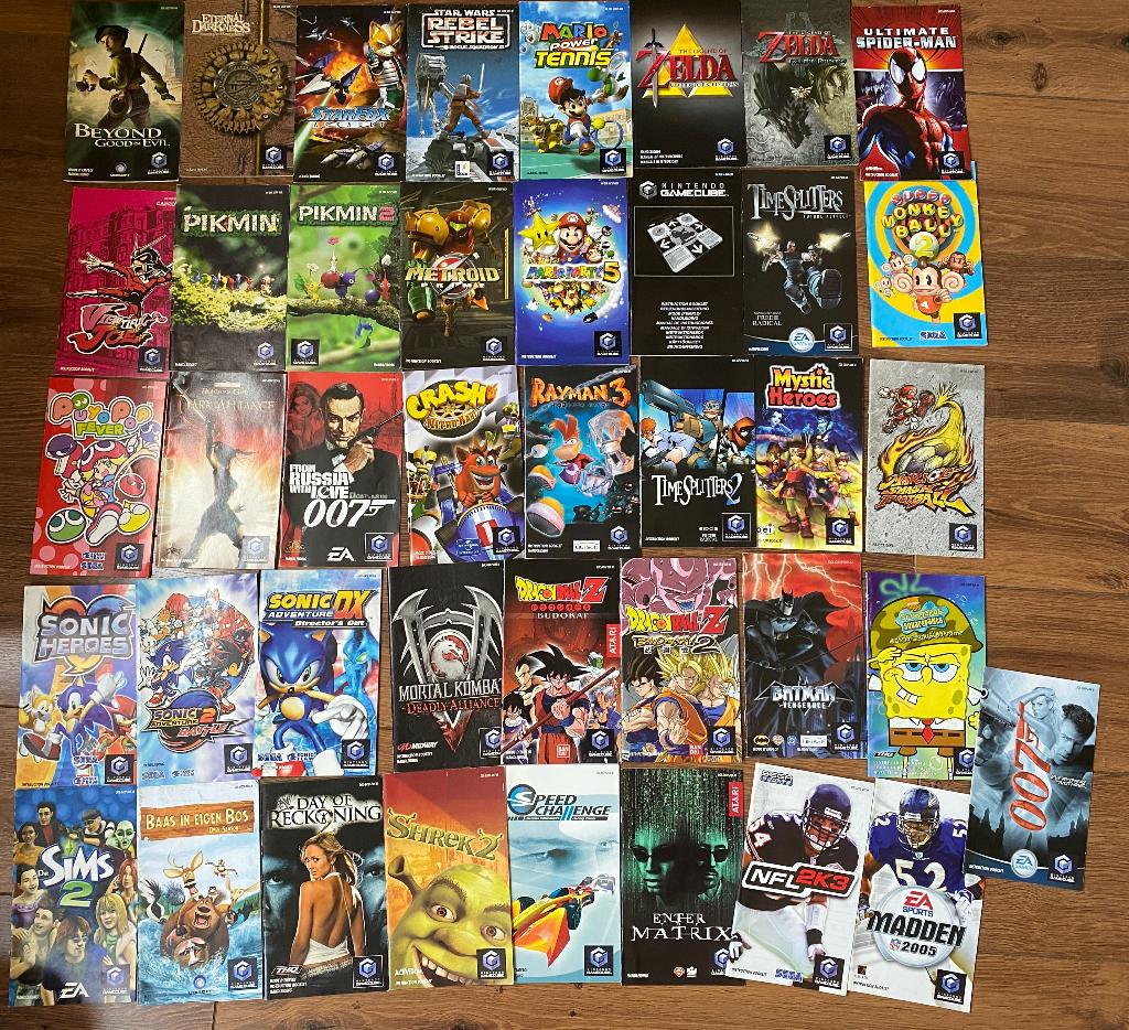 gamecube handleidingen vanaf 3 euro de stuk, Ophalen of Verzenden, Zo goed als nieuw, Met 1 controller
