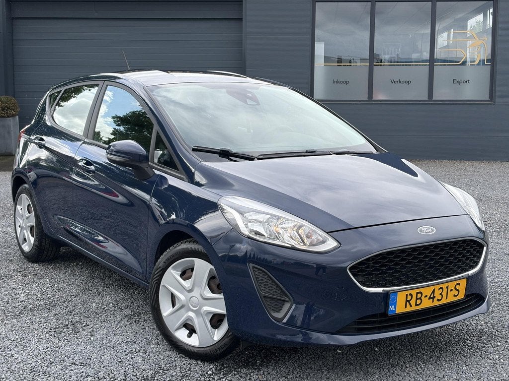 Ford Fiesta 1.1 Trend 2e Eigenaar,Airco,Cruise,5 Deurs,N.A.P, Auto's, Voorwielaandrijving, Blauw, 23 km/l, Origineel Nederlands