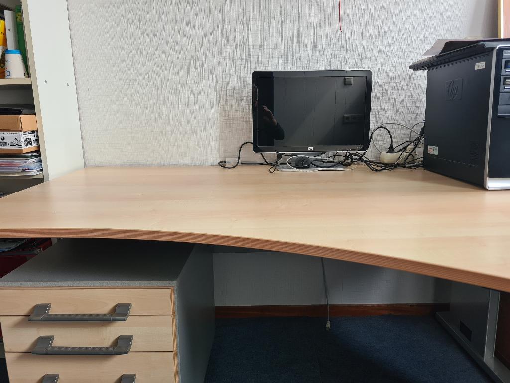 bureau, Huis en Inrichting, Bureaus, Ophalen, Gebruikt, Hout, Overige merken