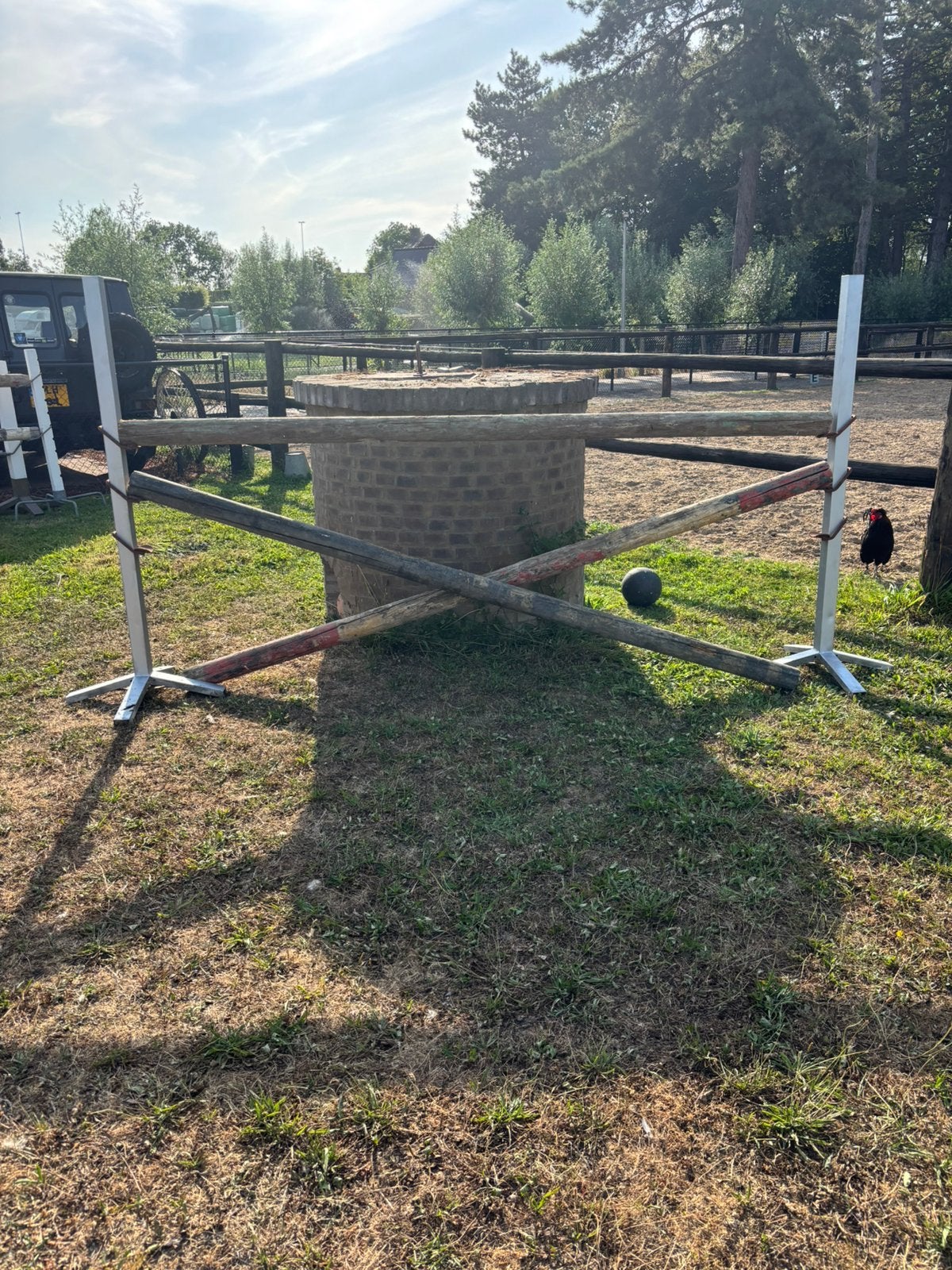 Hindernis set, Dieren en Toebehoren, Paarden en Pony's | Overige Paardenspullen, Ophalen, Zo goed als nieuw, Springen