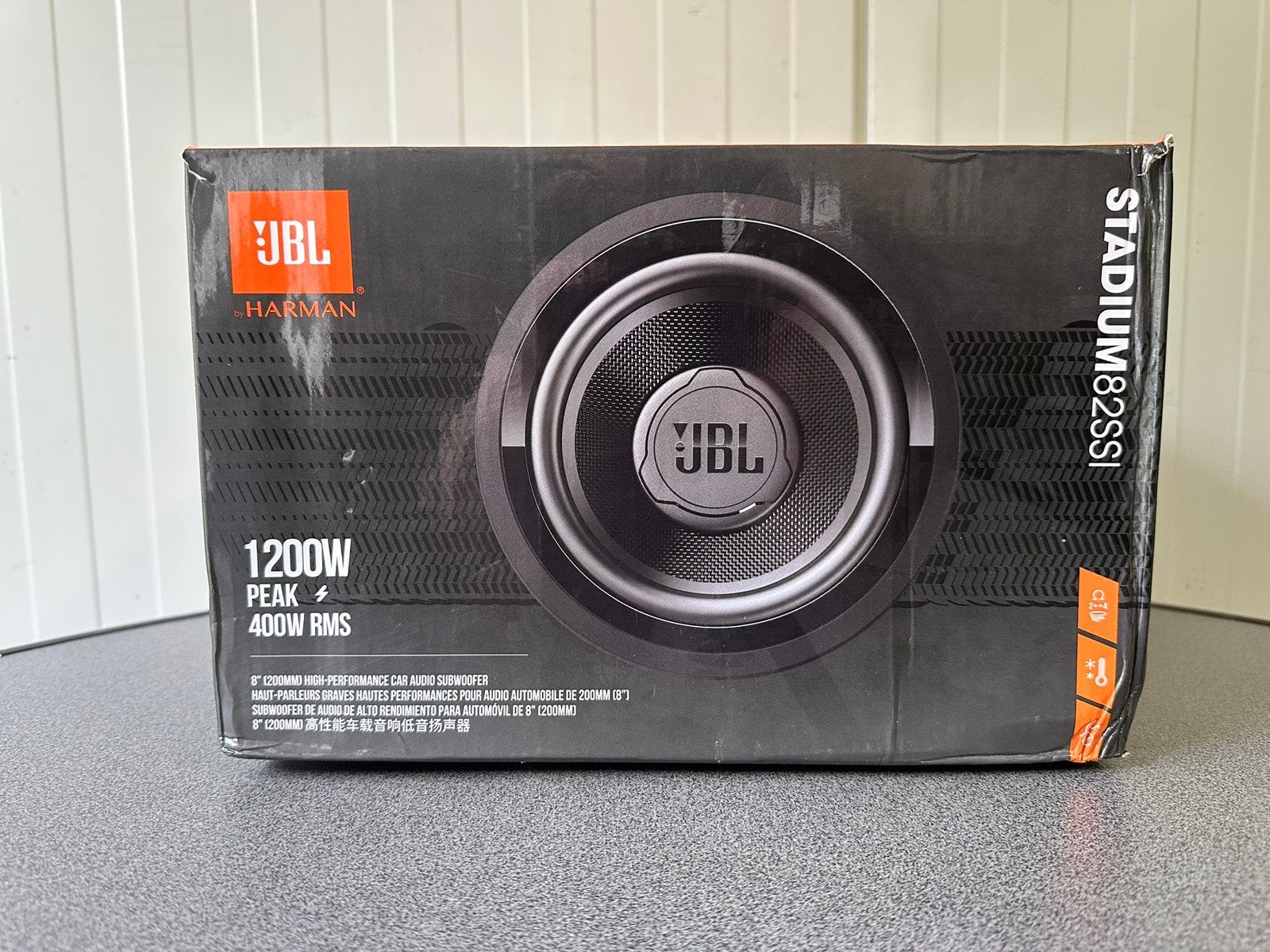 JBL Stadium 82SSI 8-inch (20 cm) High-Performance Subwoofer, Ophalen of Verzenden, Zo goed als nieuw
