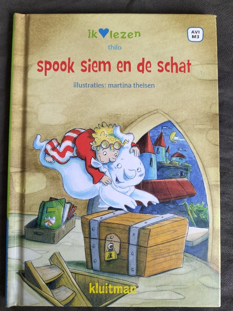 Ik * lezen - spook siem en de schat / avi M3, Ophalen of Verzenden, Zo goed als nieuw, Martina Theisen, Fictie algemeen
