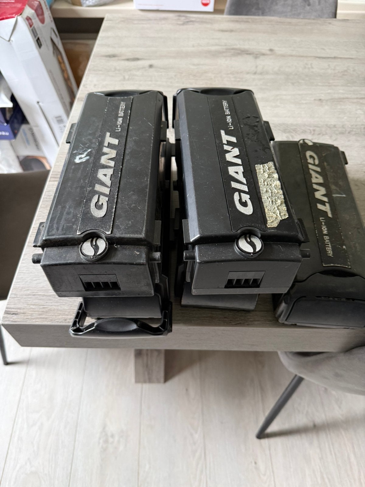 tekoop giant accu  6 xstuks 36 volt, Ophalen of Verzenden, Zo goed als nieuw