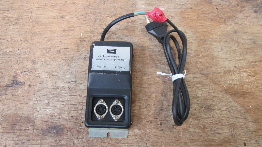 IV 7 HAPE Stereo Inbouw Voorversterker, Audio, Tv en Foto, Platenspelers, Ophalen of Verzenden, Gebruikt, Platenspeler-onderdeel